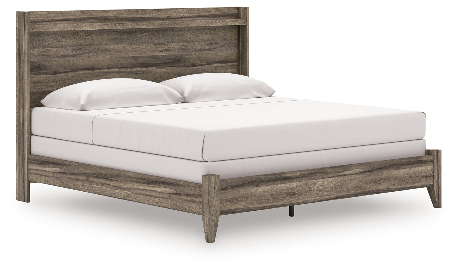 Elbrim Brown King Panel Bed
