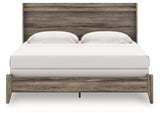 Elbrim Brown King Panel Bed