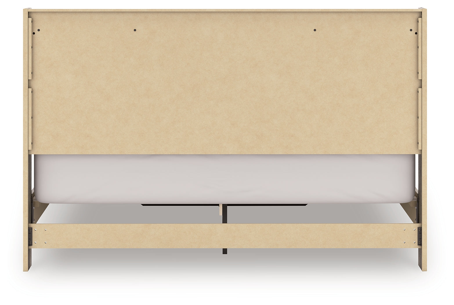 Elbrim Brown King Panel Storage Bed