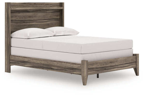 Elbrim Brown Full Panel Bed