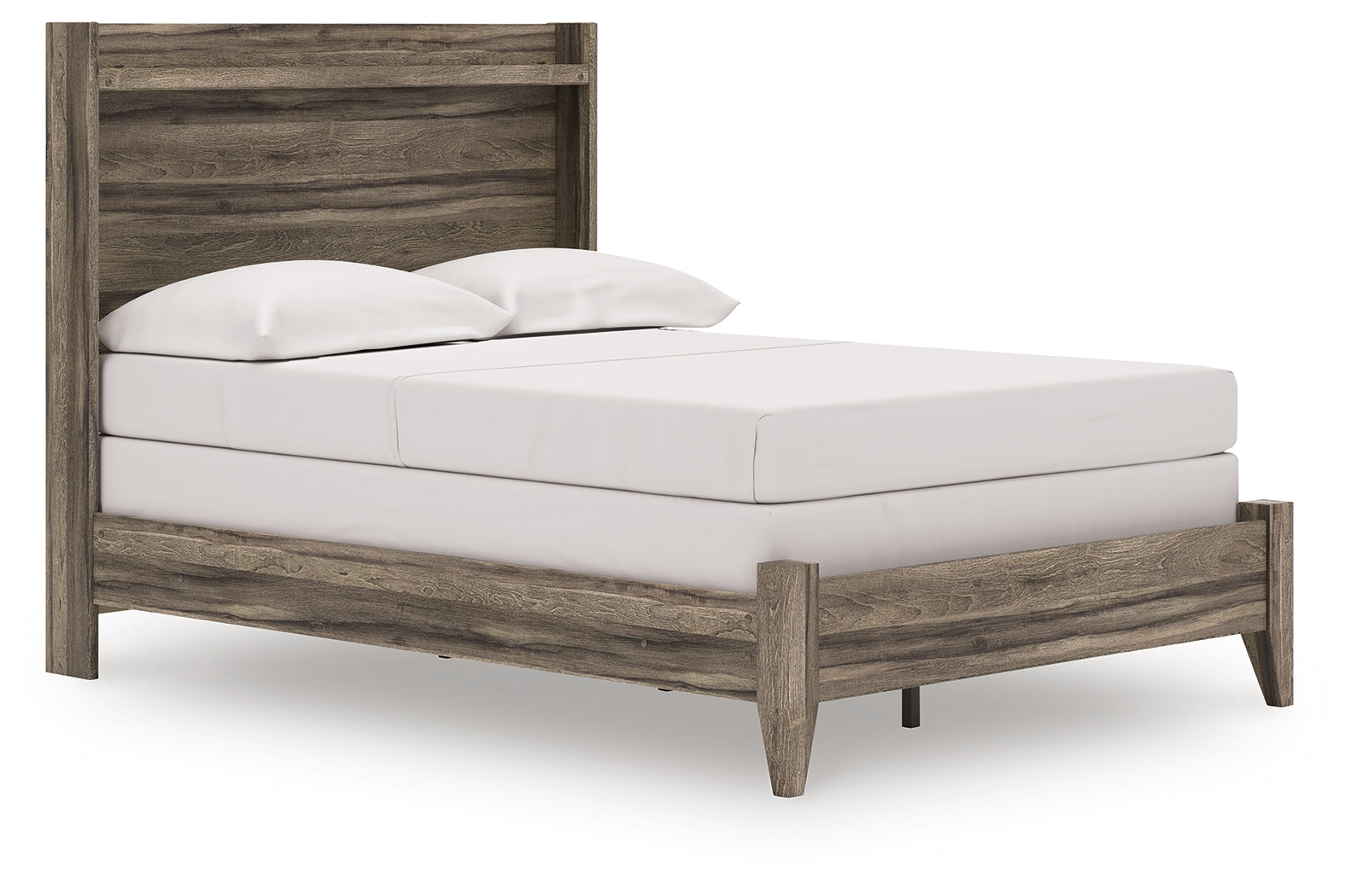 Elbrim Brown Full Panel Bed