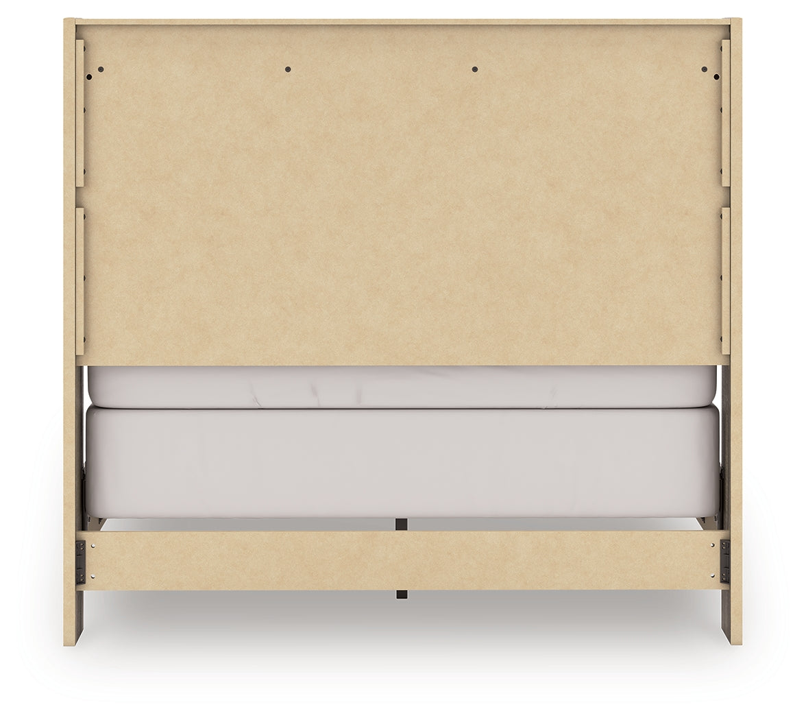Elbrim Brown Full Panel Bed