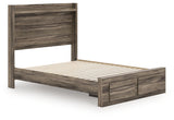 Elbrim Brown Full Panel Storage Bed