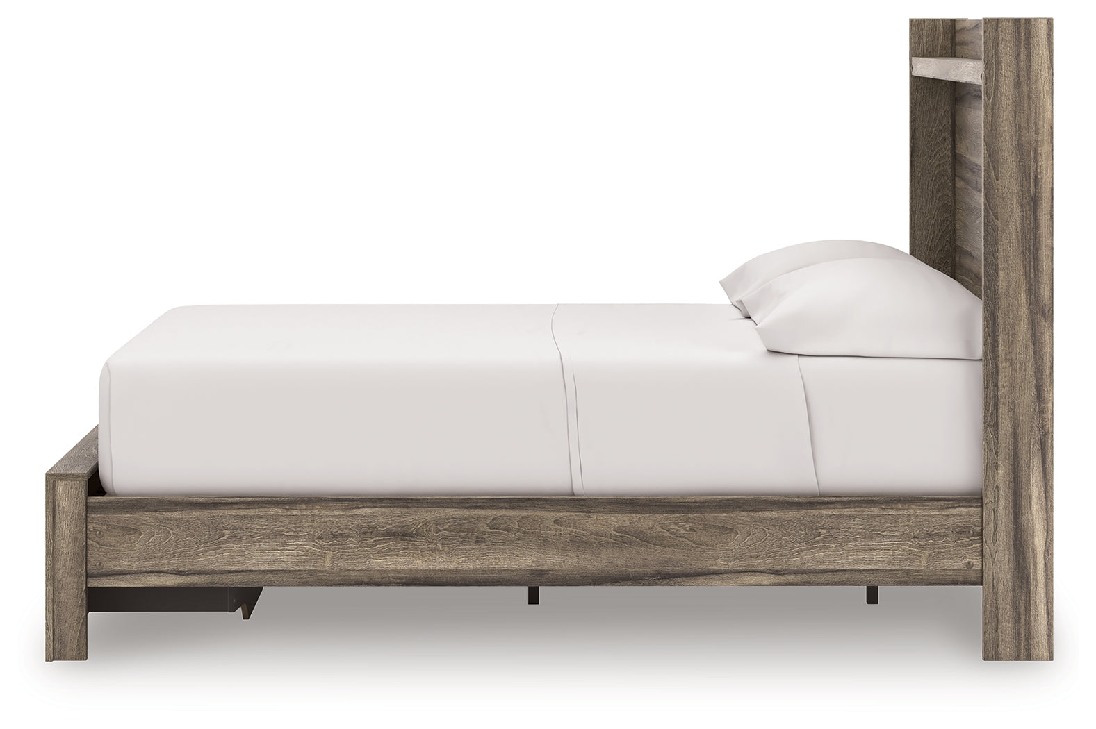 Elbrim Brown Full Panel Storage Bed