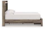 Elbrim Brown Full Panel Storage Bed