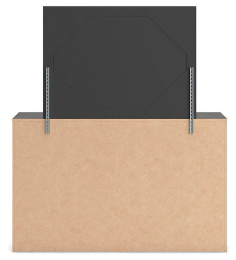 Hollivern Dark Gray Panel Storage Bedroom Set 2 view 16