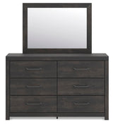 Hollivern Dark Gray Panel Storage Bedroom Set 2 view 13