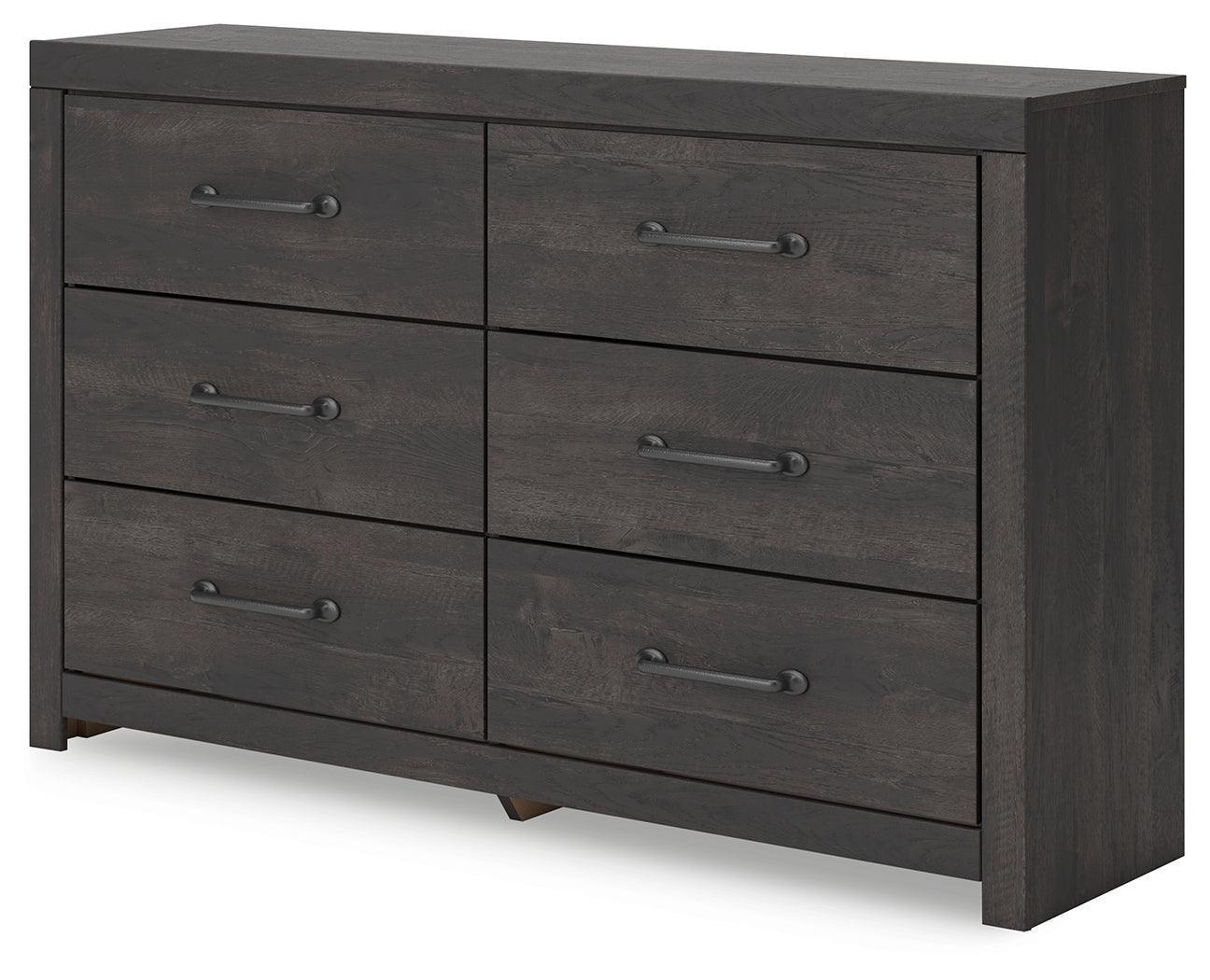 Hollivern Dark Gray Dresser