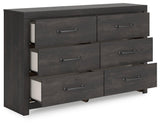 Hollivern Dark Gray Dresser
