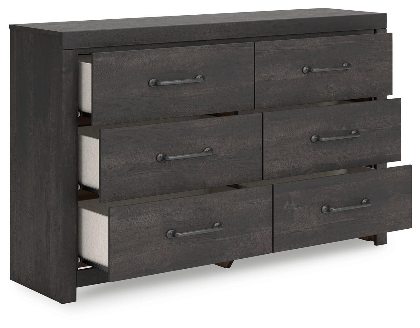 Hollivern Dark Gray Dresser