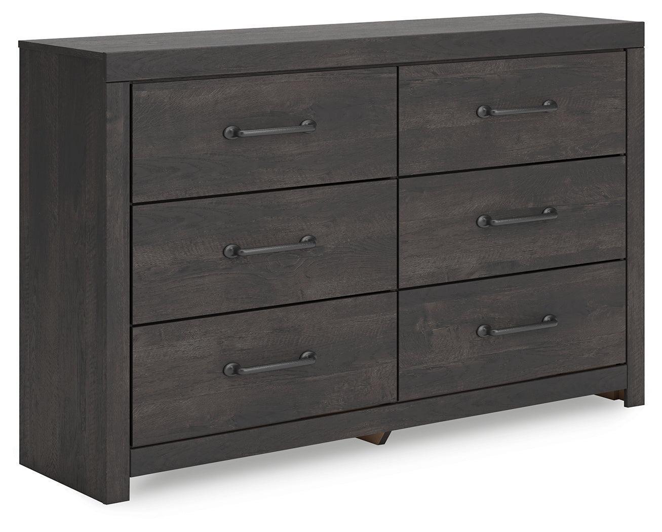 Hollivern Dark Gray Dresser