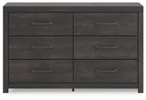 Hollivern Dark Gray Dresser