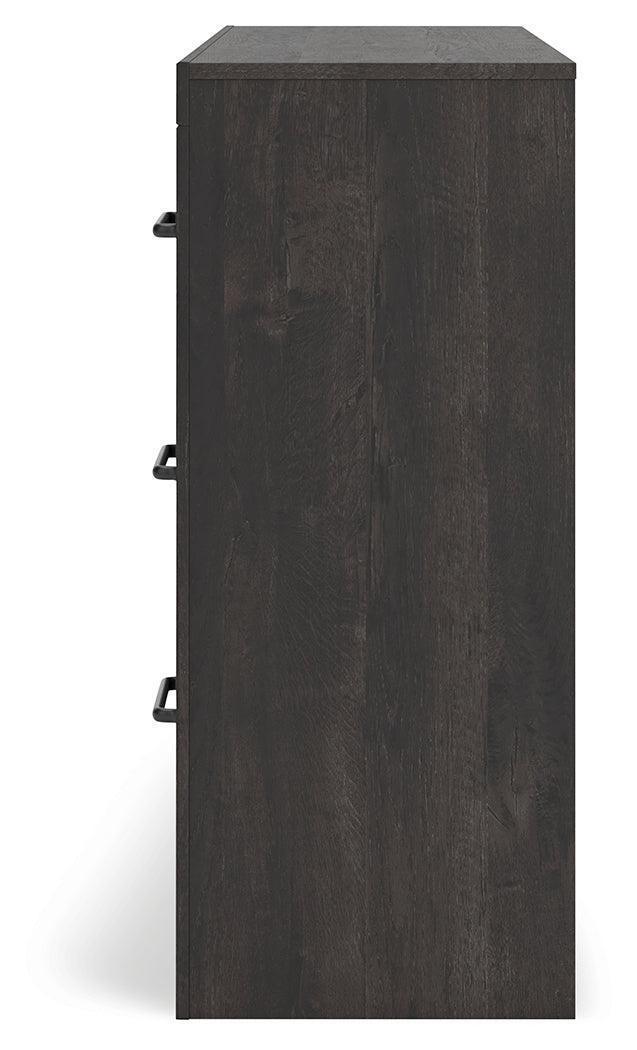 Hollivern Dark Gray Dresser