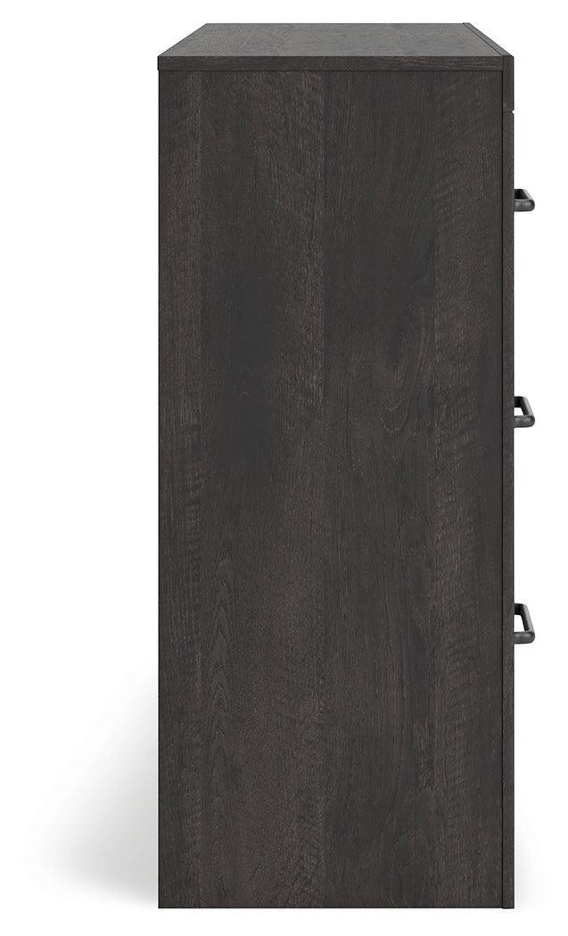 Hollivern Dark Gray Dresser