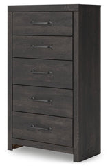 Hollivern Dark Gray Chest of Drawers