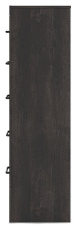 Hollivern Dark Gray Chest of Drawers