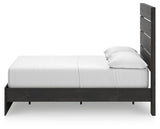 Hollivern Dark Gray Panel Storage Bedroom Set 2 view 7