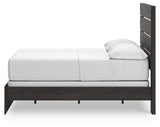 Hollivern Dark Gray Full Panel Bed