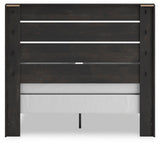 Hollivern Dark Gray Panel Bedroom Set view 8