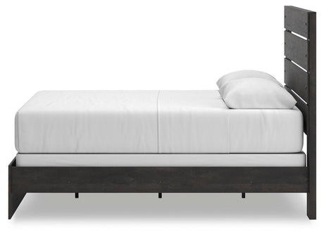 Hollivern Dark Gray Panel Bedroom Set view 9