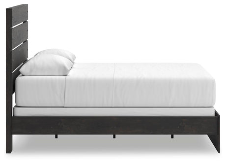 Hollivern Dark Gray Panel Bedroom Set view 7