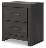 Hollivern Dark Gray Nightstand