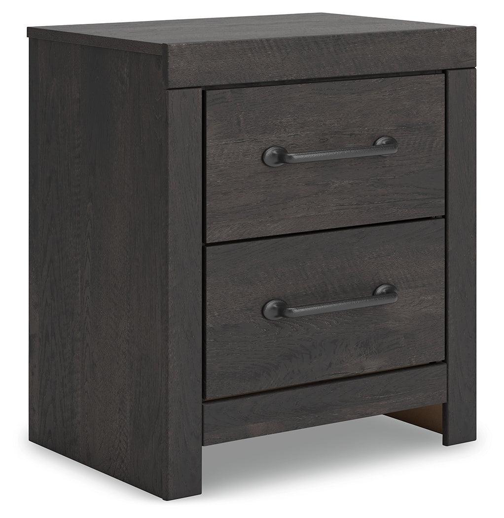 Hollivern Dark Gray Nightstand