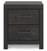 Hollivern Dark Gray Panel Storage Bedroom Set 2 view 22