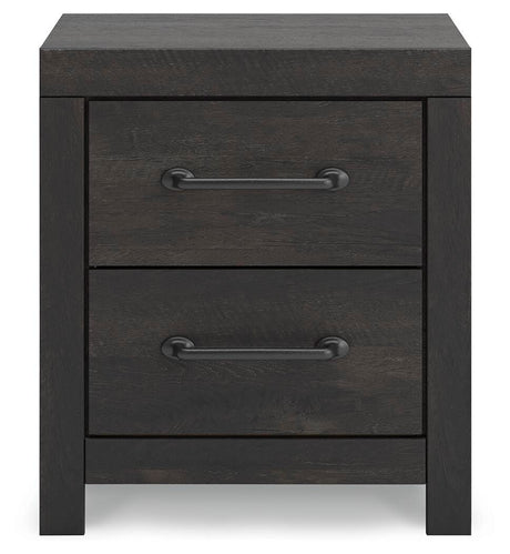 Hollivern Dark Gray Panel Storage Bedroom Set 2 view 22