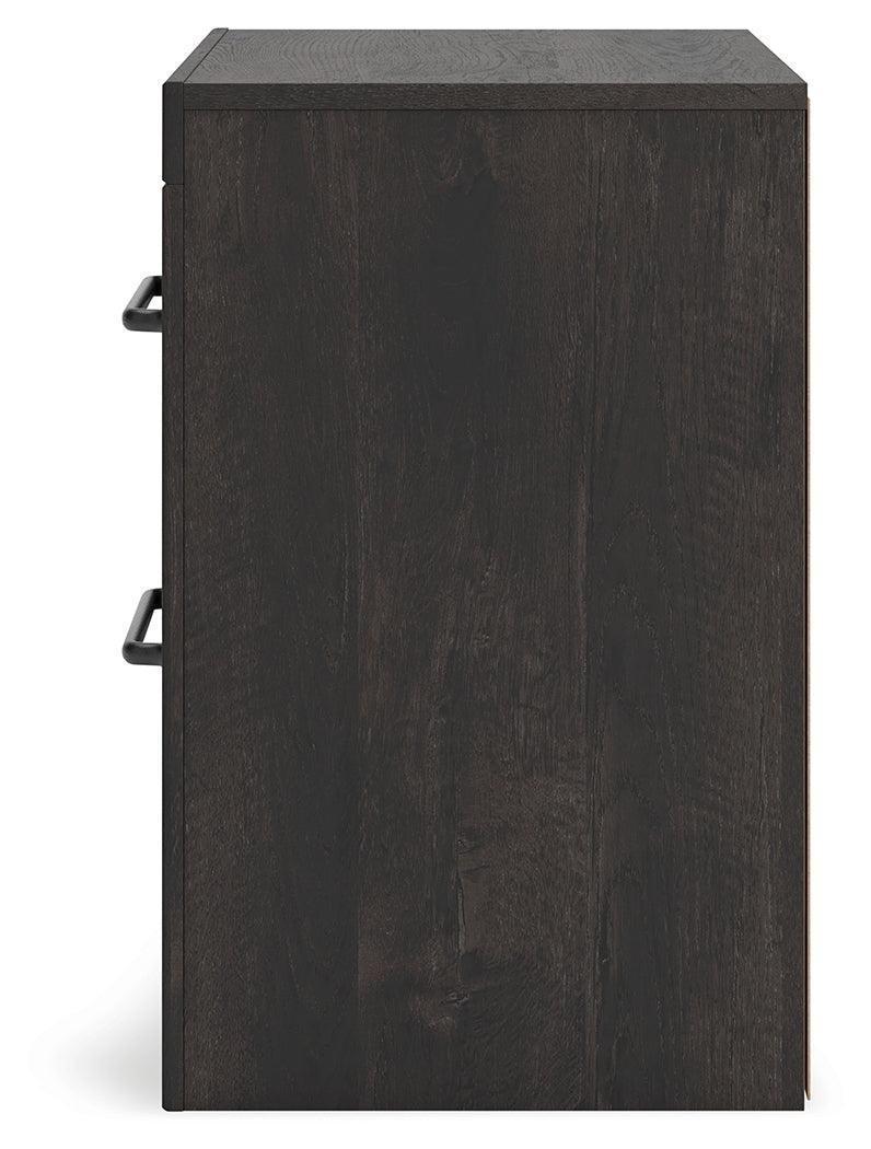 Hollivern Dark Gray Nightstand