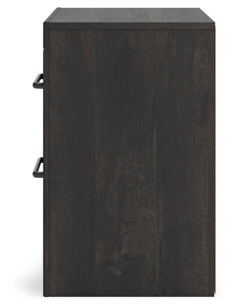 Hollivern Dark Gray Panel Storage Bedroom Set 2 view 26