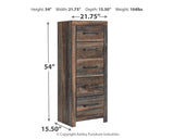 Drystan Multi Narrow Chest - Ella Furniture