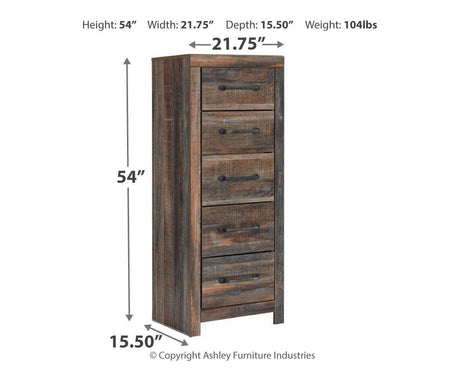 Drystan Multi Narrow Chest - Ella Furniture
