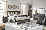 Drystan Multi King Bookcase Bed with Storage Drawers