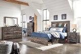 Drystan Multi Full Bookcase Bed with Storage Drawers