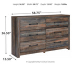 Drystan Multi Dresser - Ella Furniture