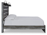 Baystorm Gray King Panel Bed - Ella Furniture