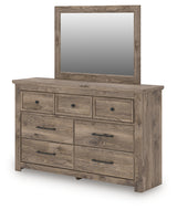 Rusticott Brown Dresser and Mirror