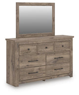 Rusticott Brown Poster Bedroom Set angled view