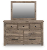 Rusticott Brown Dresser and Mirror