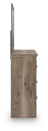 Rusticott Brown Dresser and Mirror