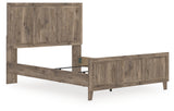 Rusticott Brown Queen Panel Bed