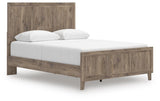 Rusticott Brown Panel Bedroom Set angled view