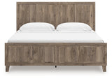Rusticott Brown King Panel Bed