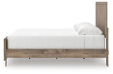 Rusticott Brown King Panel Bed