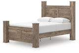 Rusticott Brown Poster Bedroom Set angled view