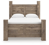 Rusticott Brown Queen Poster Bed