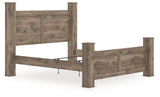 Rusticott Brown King Poster Bed