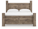Rusticott Brown King Poster Bed
