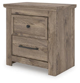 Rusticott Brown Poster Bedroom Set angled view